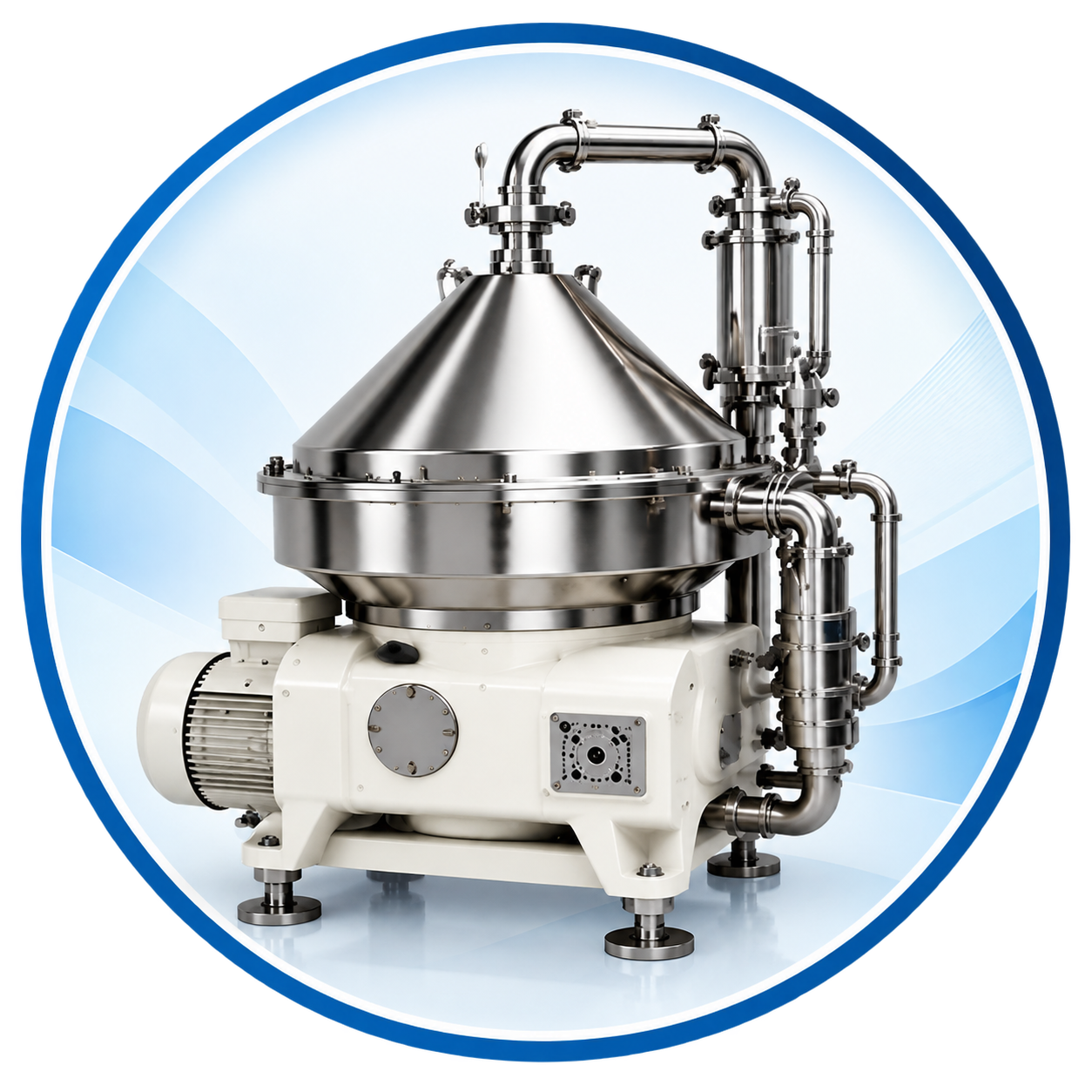 Disc bowl centrifuge